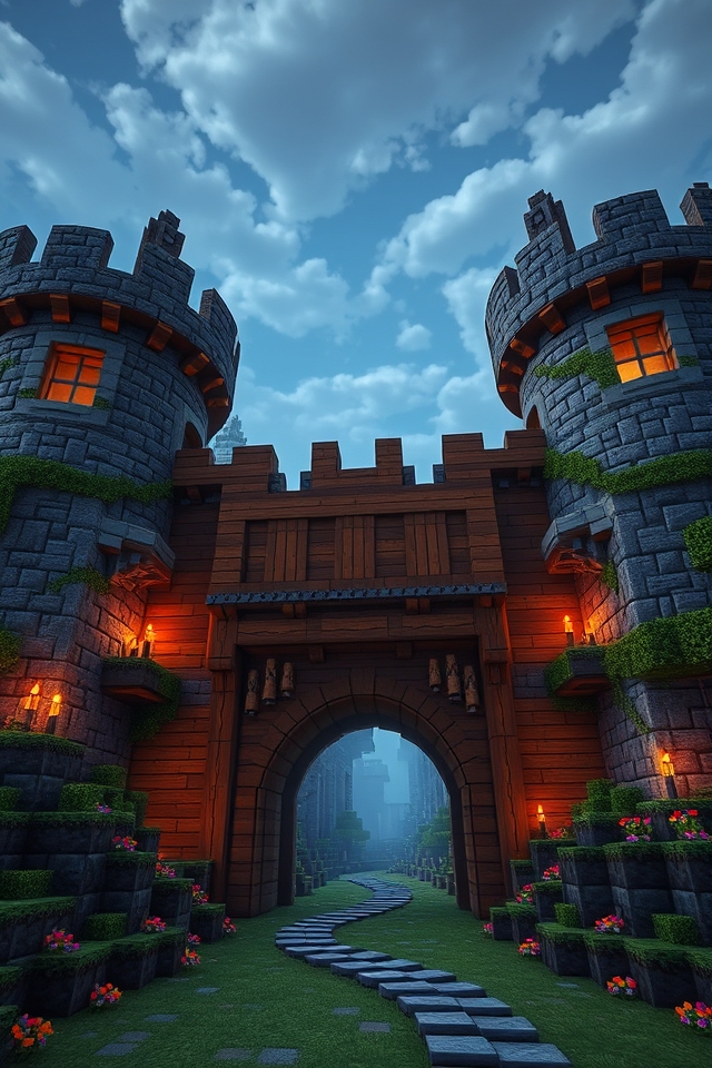 medieval drawbridge redstone mechanics