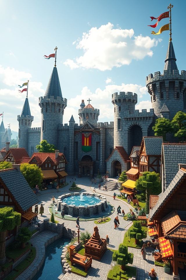 medieval fantasy village adventure