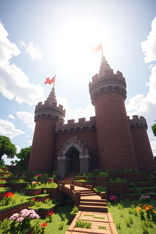 medieval fortress with ambiance