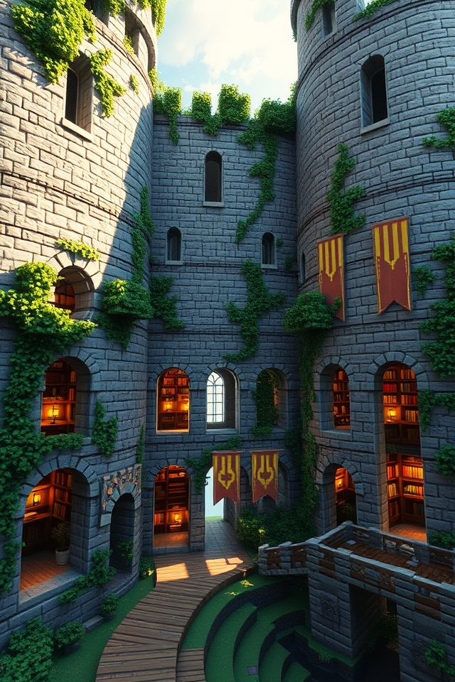 medieval fortress with grandeur