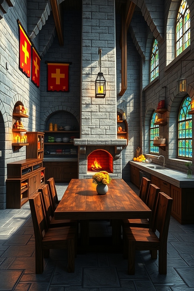 medieval kitchen interior design
