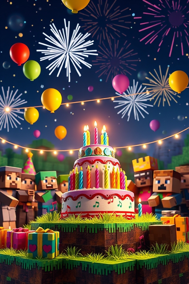 minecraft themed party sounds