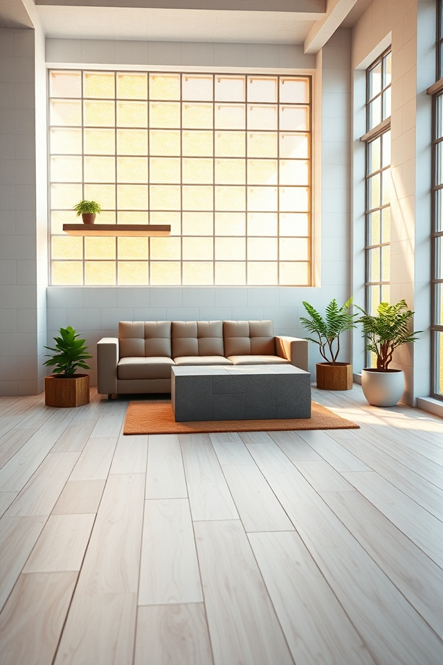 minimalist airy loft design