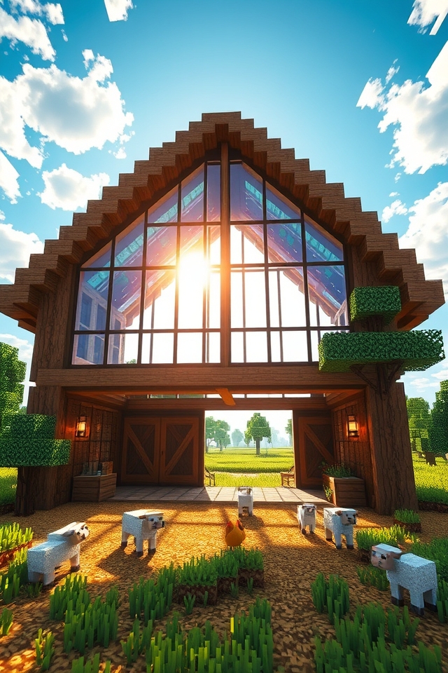 modern airy barn design