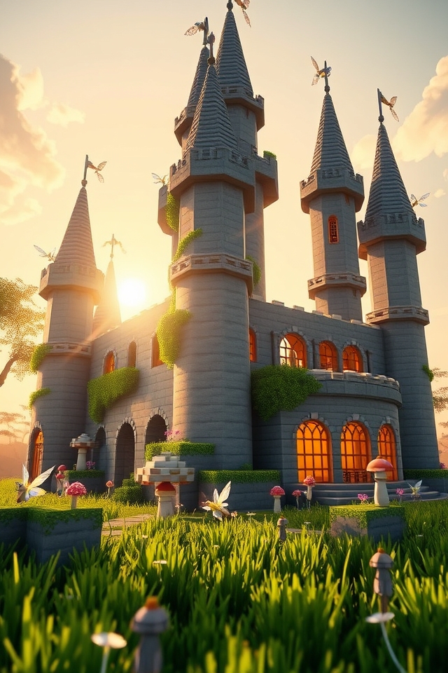 modern elegant fairy castles