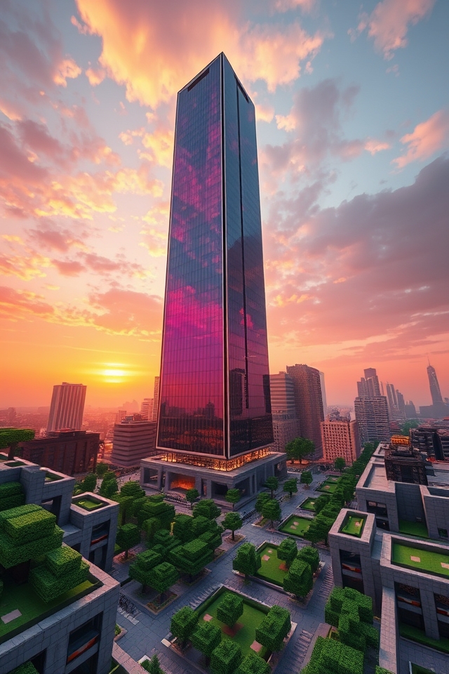 modern urban skyscraper design