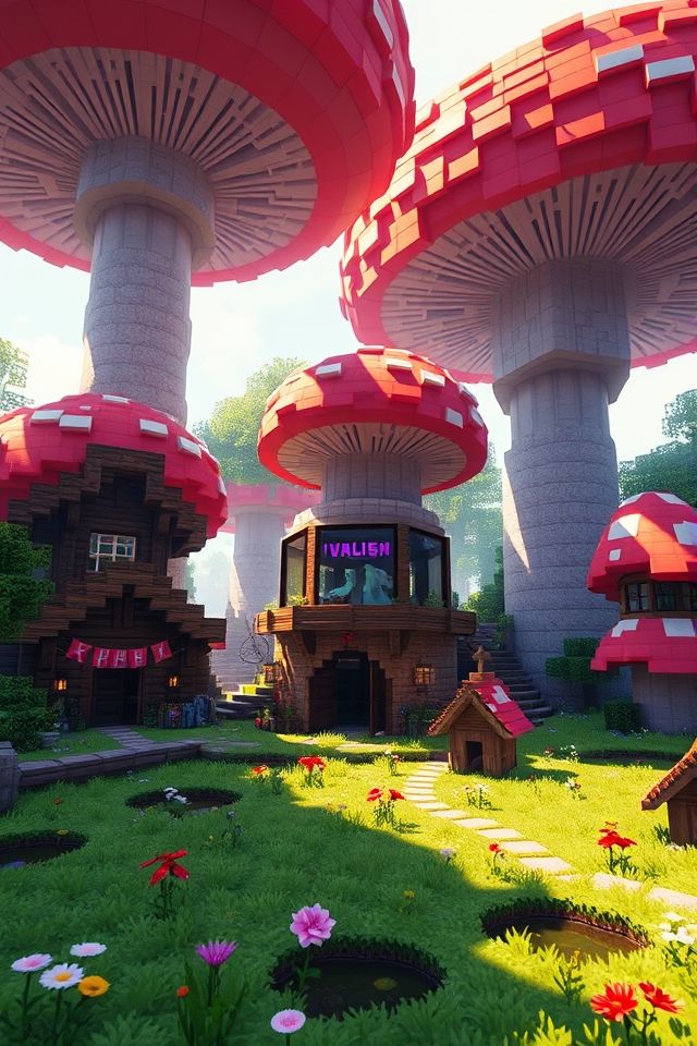 mushroom animal sanctuary design