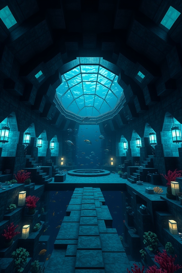 mysterious submerged sanctuary creation