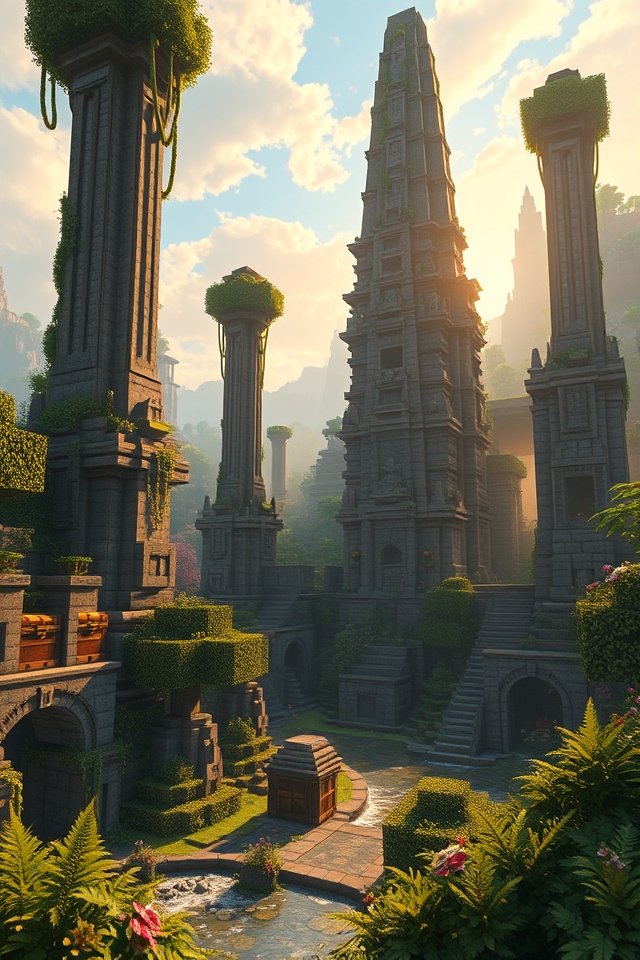 mystical ancient ruins adventure