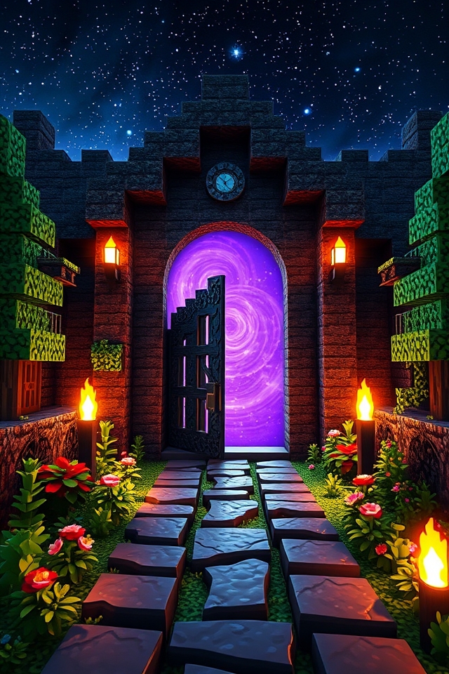 mystical nether portal design