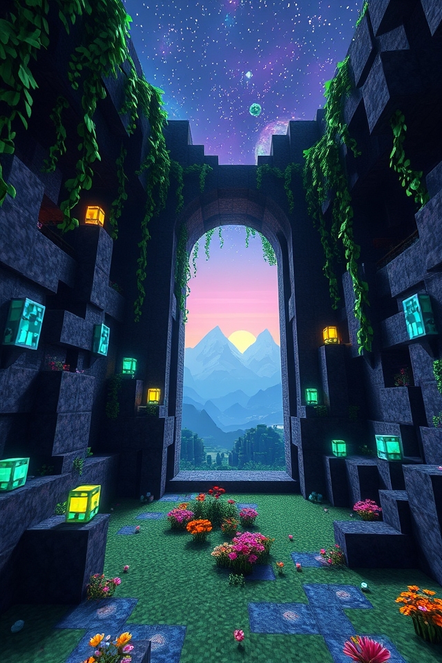 mystical portal hub design