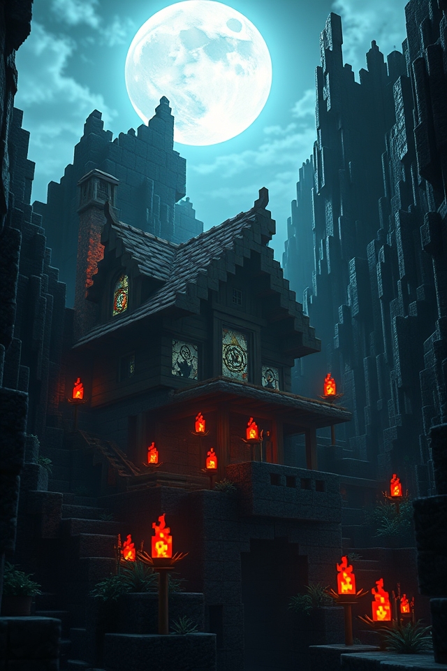 ominous blackstone fortress design