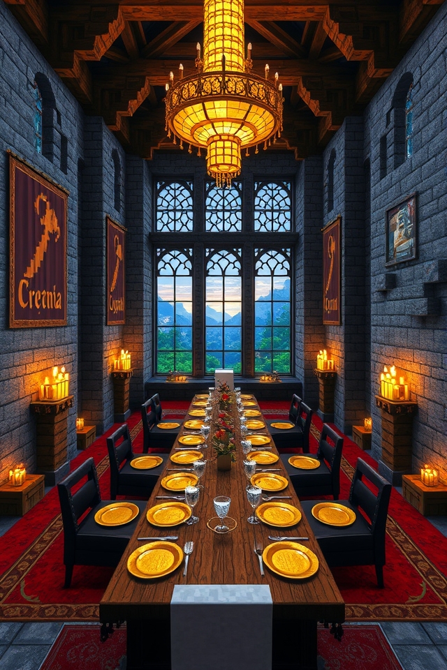 opulent dining room decor