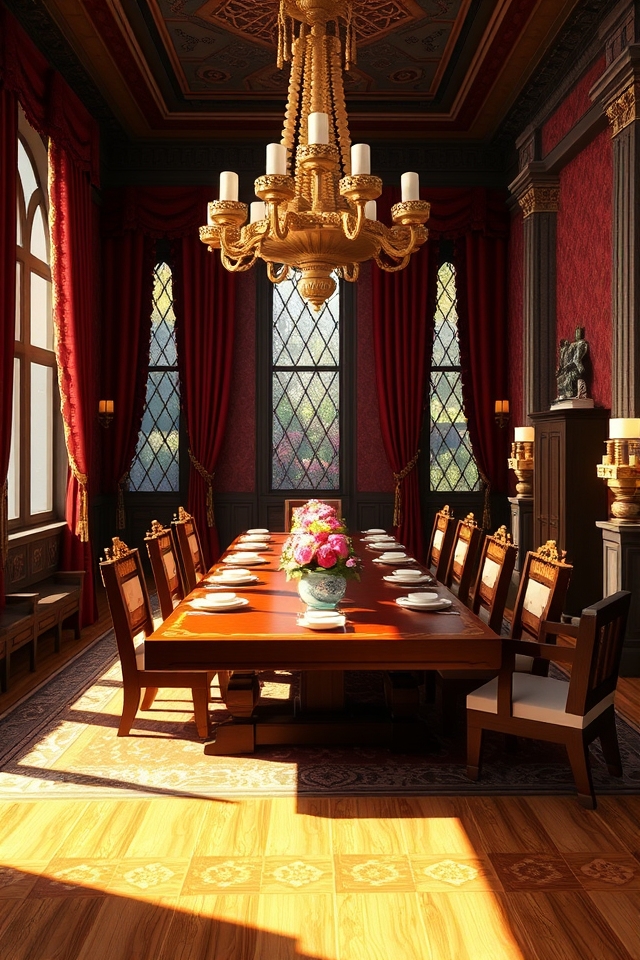 opulent victorian dining decor