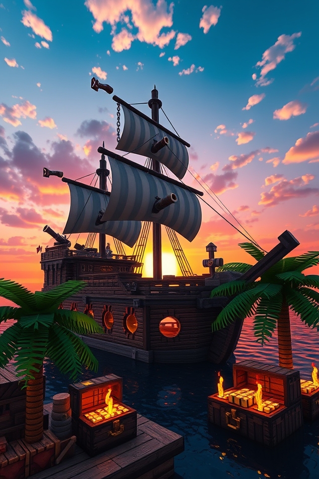 pirate adventure with fortification