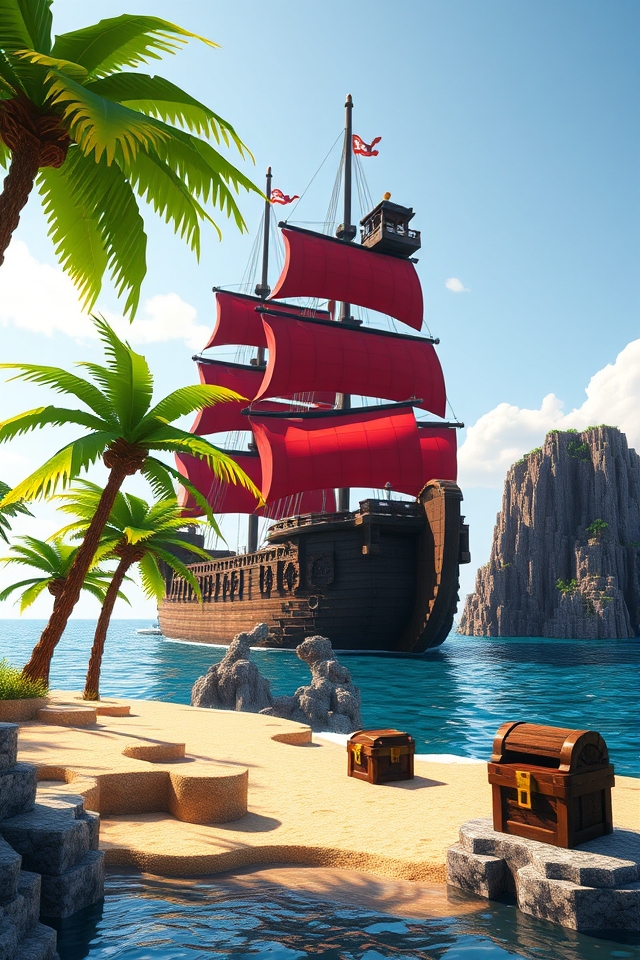 pirate ship adventure fortress