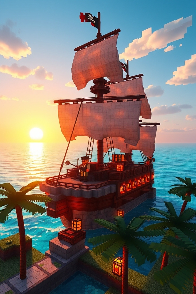 pirate ship fortress adventure