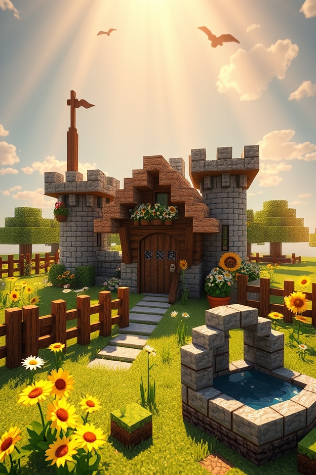 rustic castle farm design