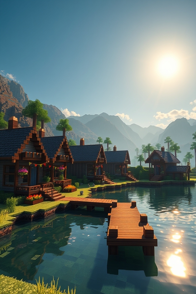rustic charm by lake