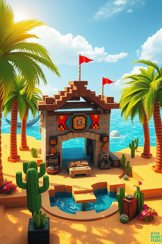 rustic desert blacksmith oasis
