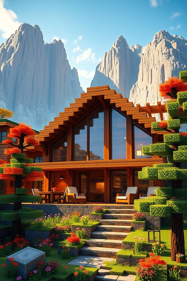 rustic mountain retreat design
