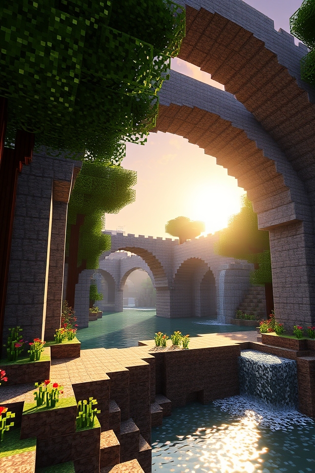 rustic stone arch design