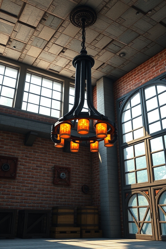 rustic urban lighting design