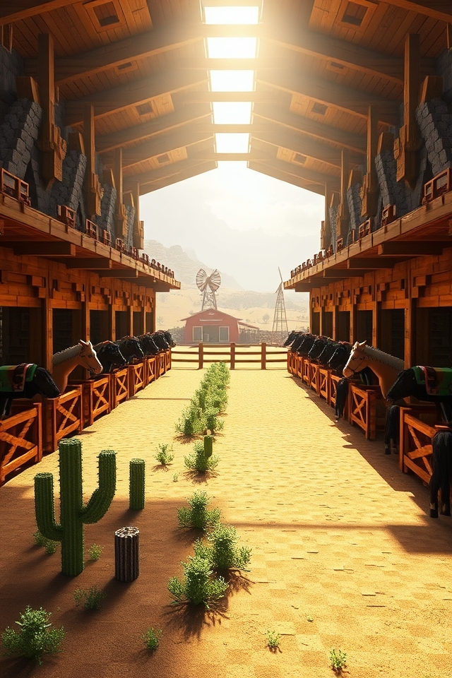 rustic wild west corrals