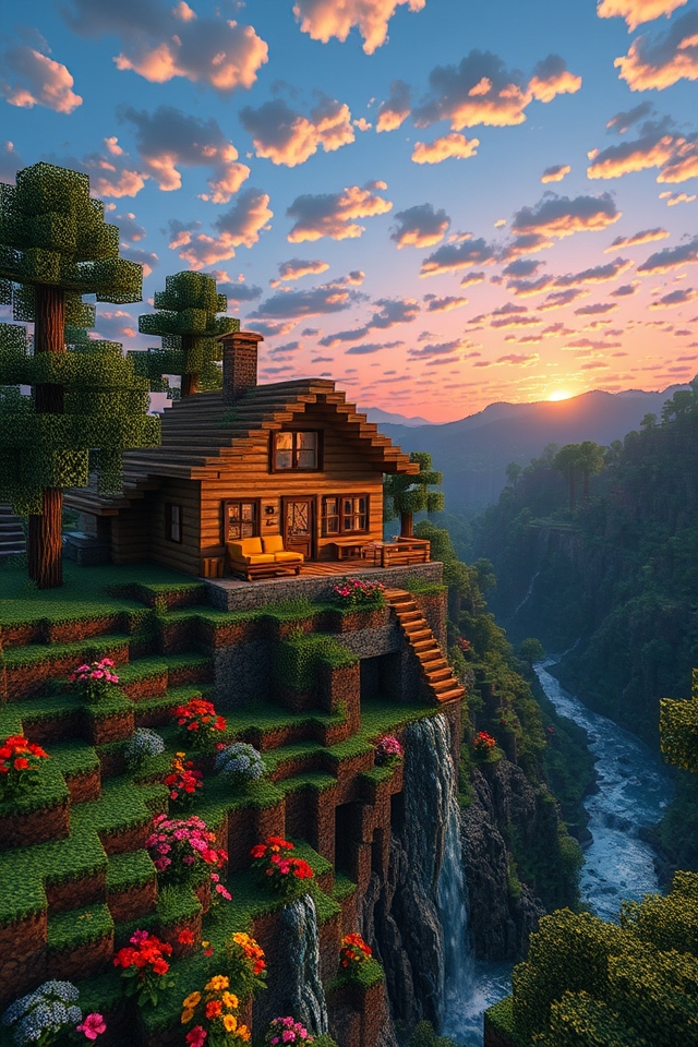 secluded cliffside cabin retreat