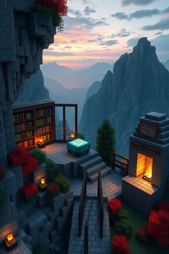secluded mountain view retreat