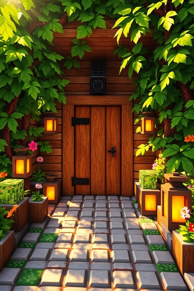 secret lever trapdoor entrance