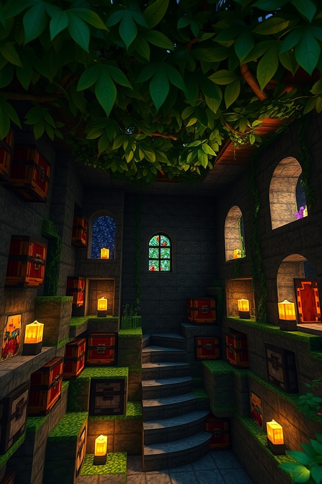 secret treasure storage room