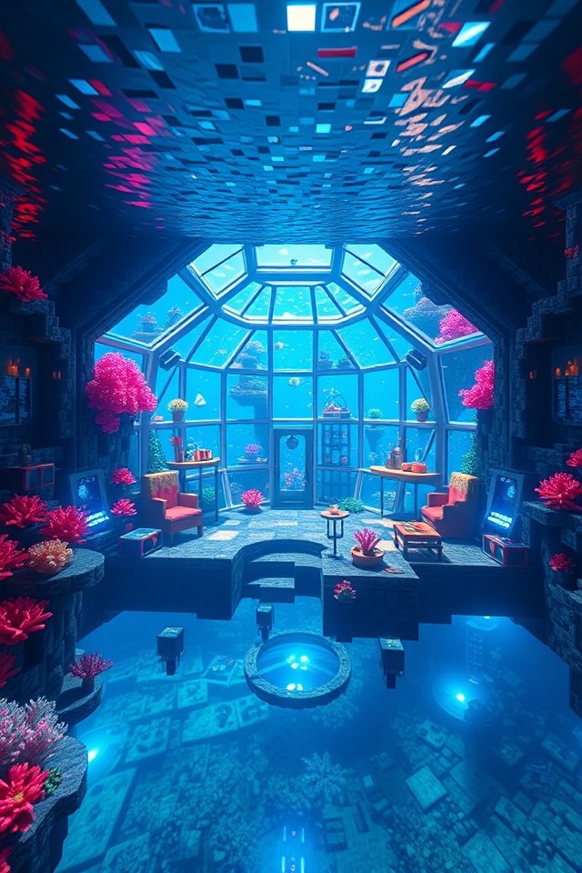 secure underwater living space
