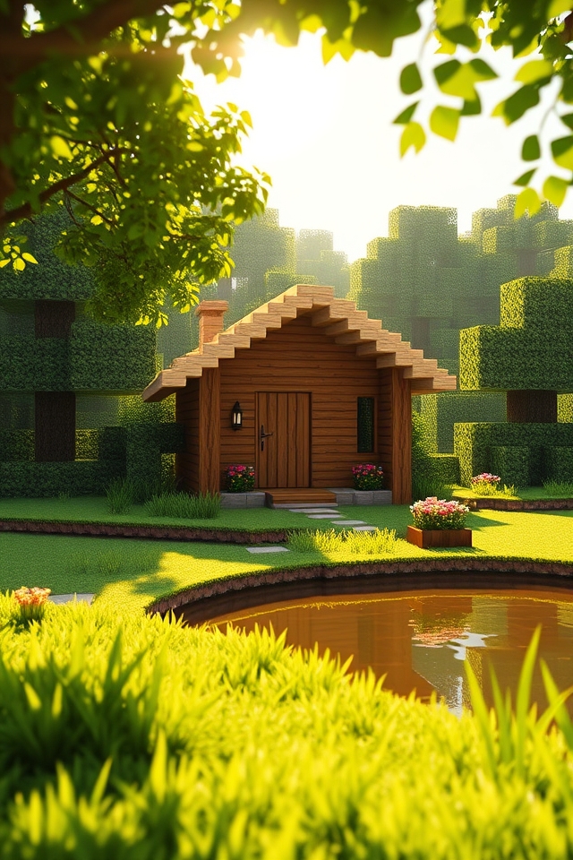 serene minimalist bungalow retreat