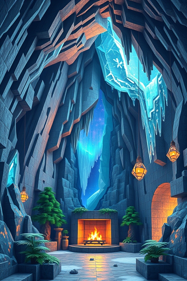 serene underground retreat fortress