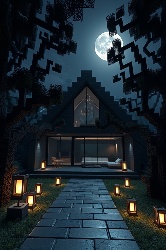 sleek atmospheric modern retreat