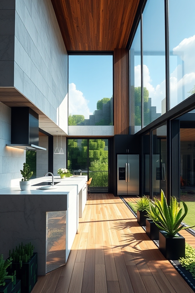 sleek functional serene living