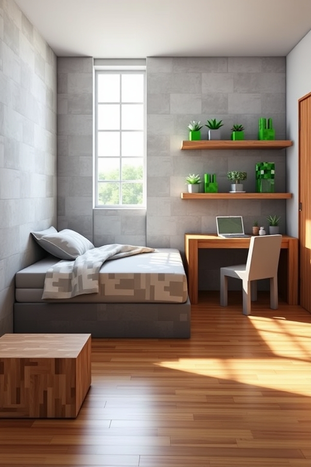 sleek minimalist bedroom design