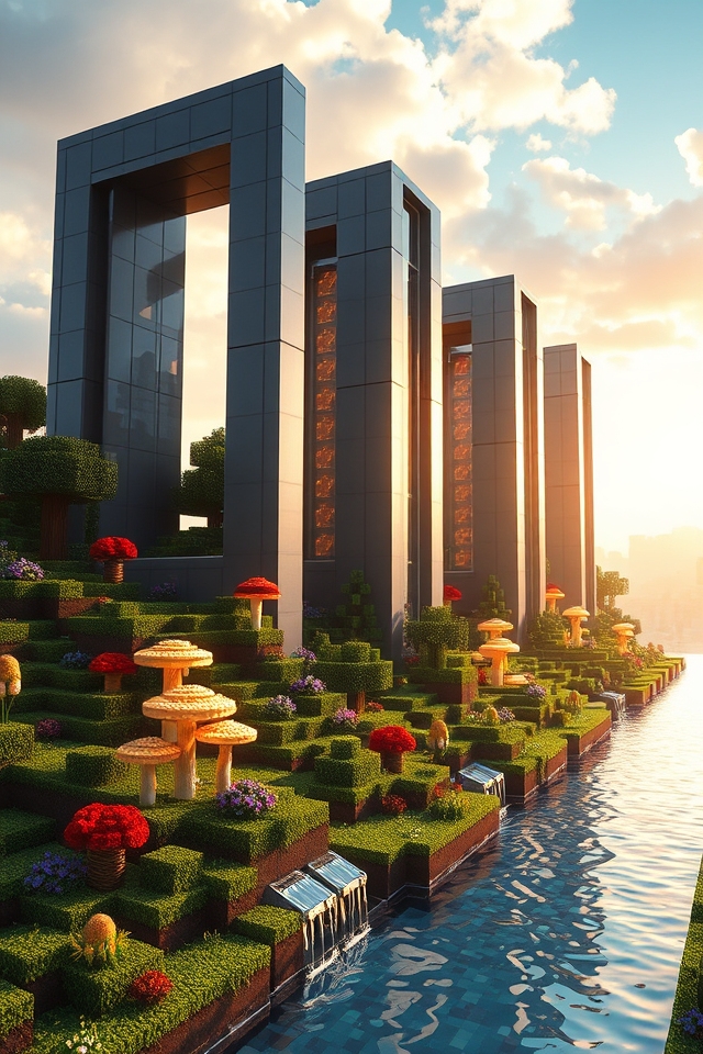 sleek minimalist futuristic design