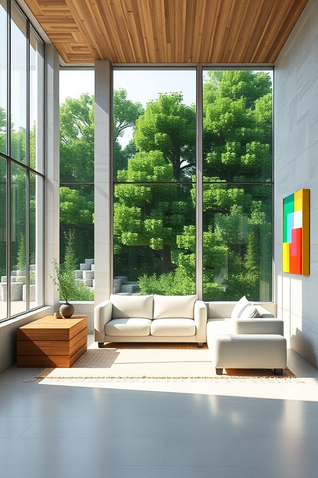 sleek minimalist minecraft decor