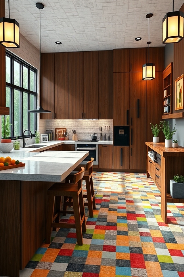 sleek modern kitchen design