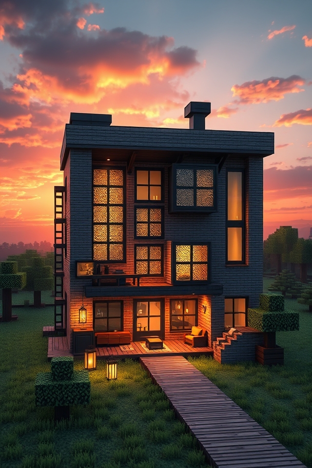 sleek modern urban aesthetic