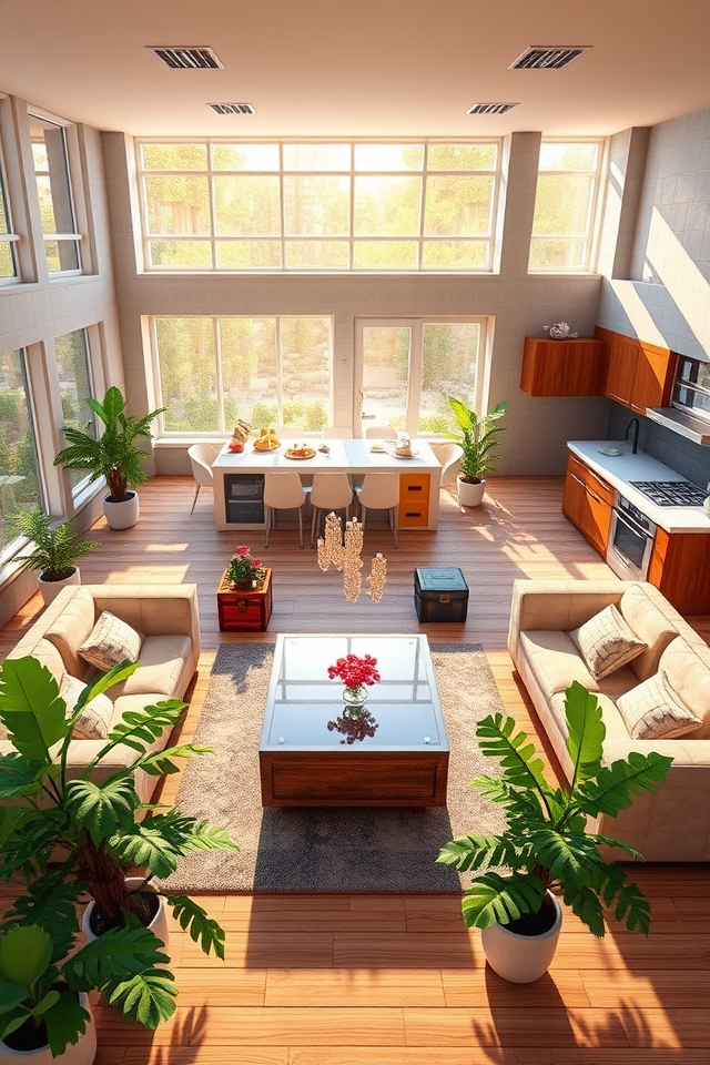 spacious modern flat design