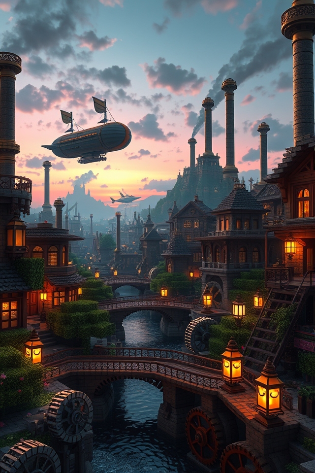 steampunk elegance and exploration