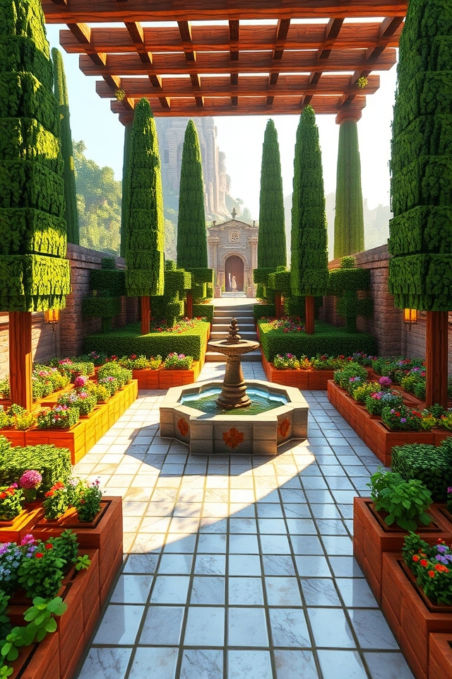 structured elegance with tranquility