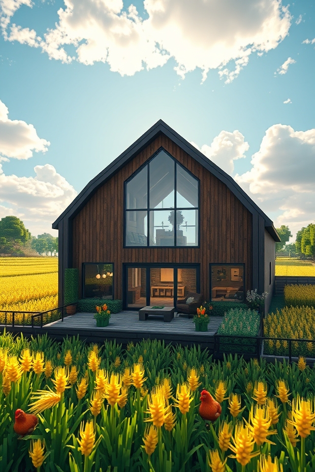stylish functional modern barn