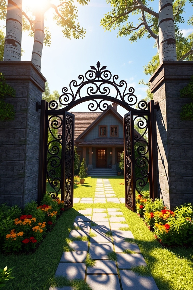 stylish secure minecraft entrance