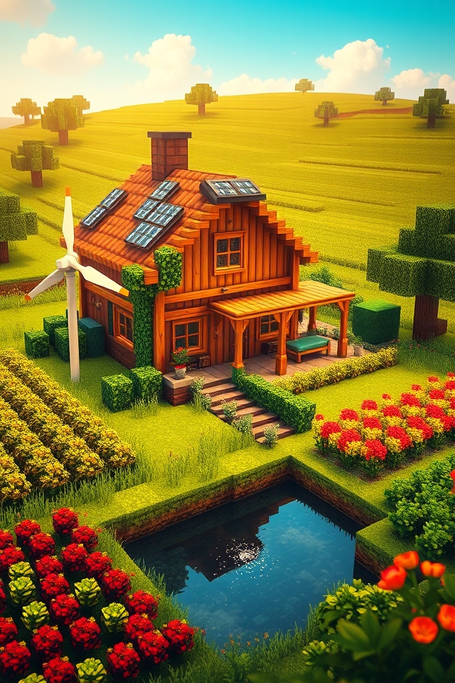 sustainable eco friendly farming design
