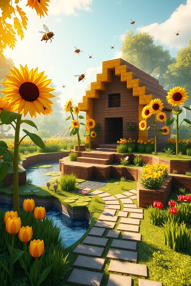 themed gardens for hives
