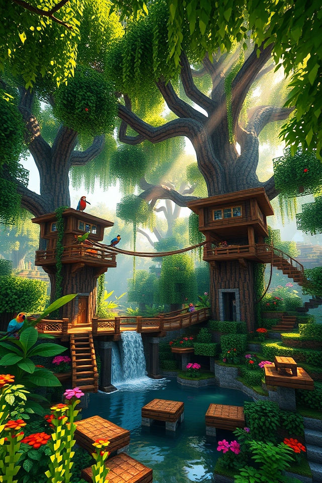 tranquil jungle oasis retreat